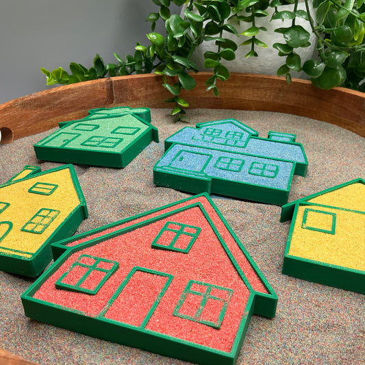 House Sensory Filling Trays 5 Piece Set - alternative view