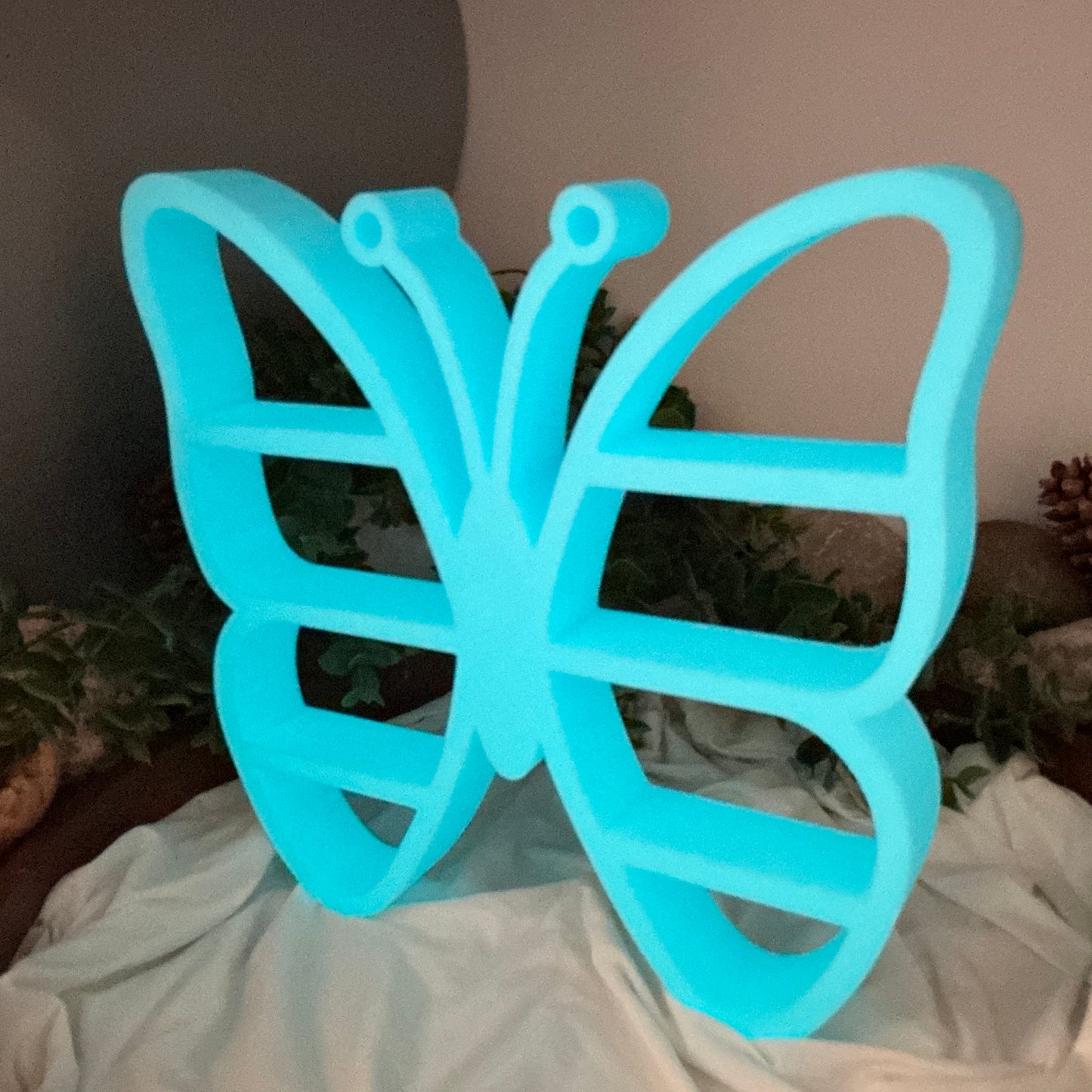 Butterfly table top mini shelf display glow in the dark