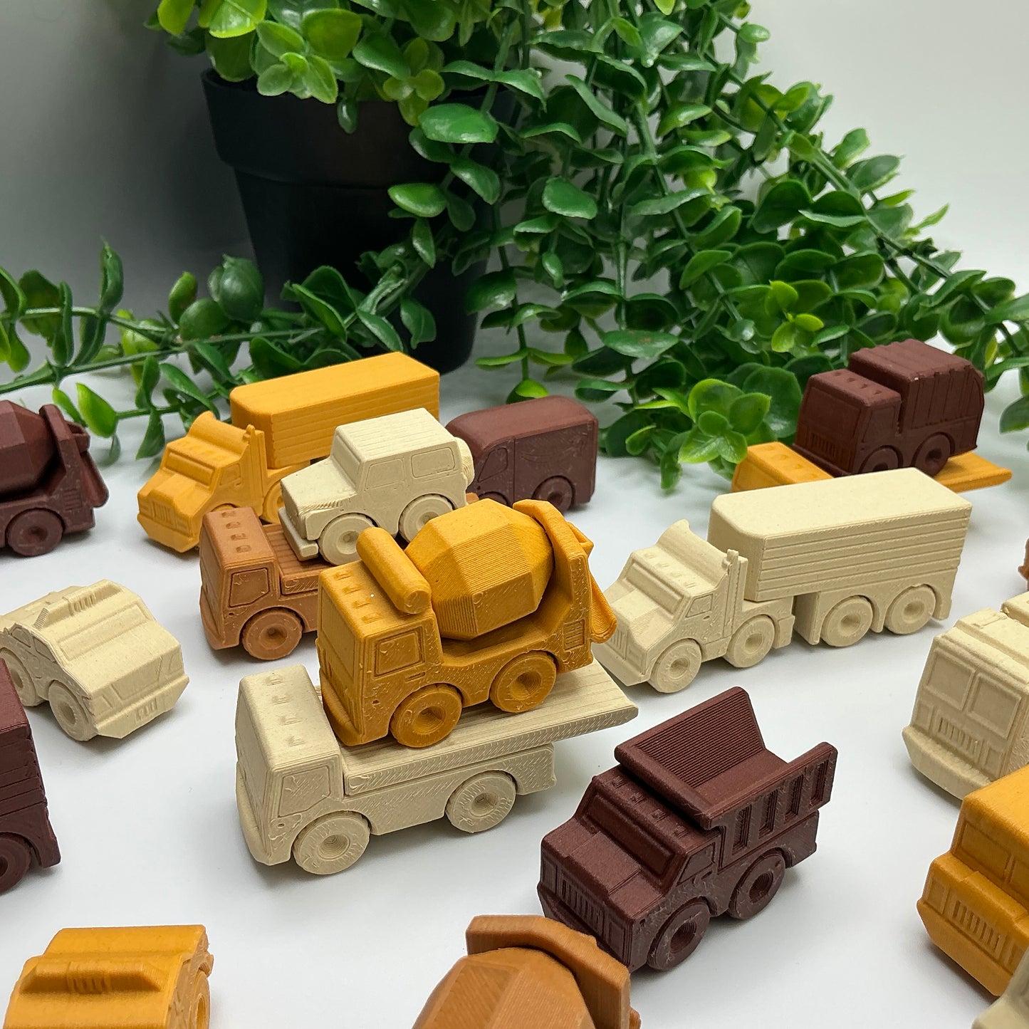 Mini Range Collection Set of 12 Mini Transport Vehicles 3D Printed Construction - View 6