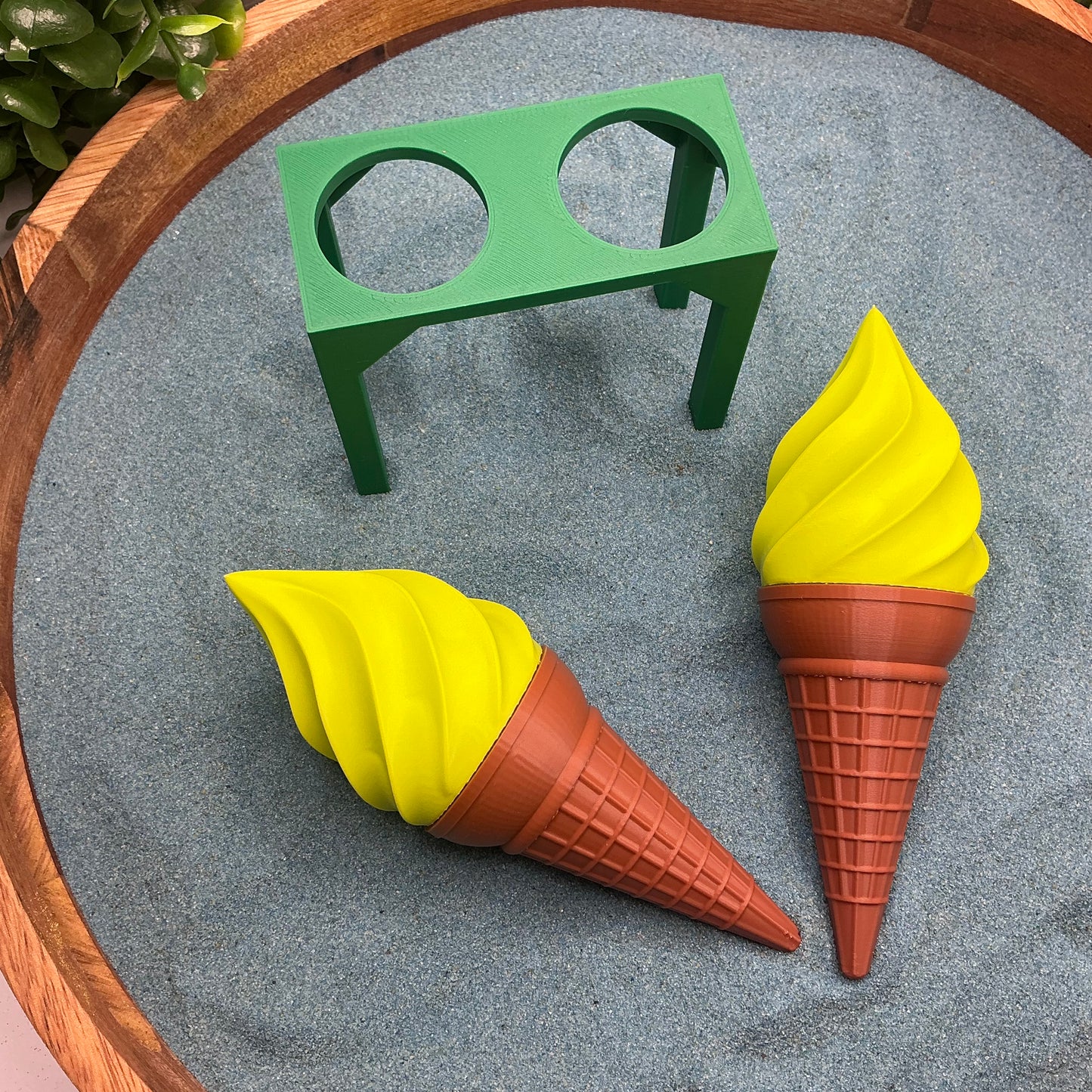 Ice Cream Scoops & Cones Twist Action Role Play Kitchen Food - lifestyle shot