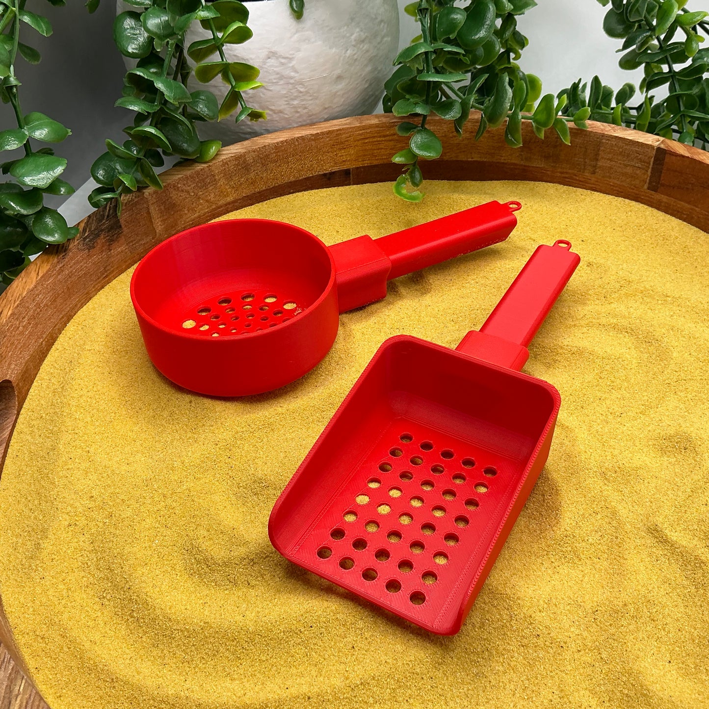 Sand & Water Sieve Set (2 Piece) Sieve Set for Sand Tray & Water Trays - additional view
