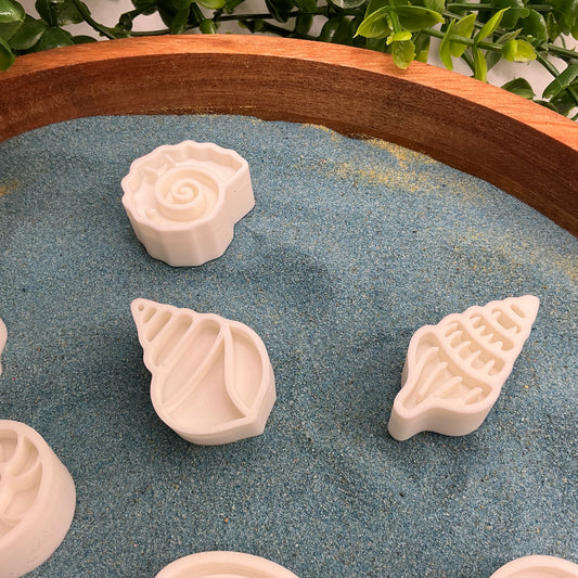 3D-printed shell sensory stamps, 13-piece set for play dough, kinetic sand and clay - view 2 of 7