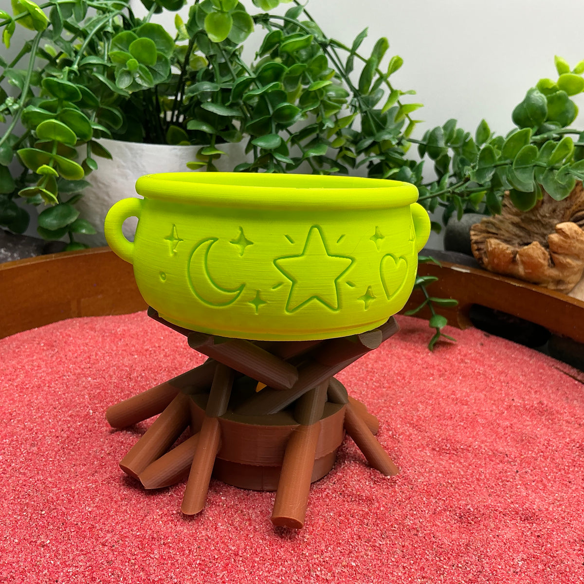 Potion Play Set - 14 Piece Sensory Play Kit with Potion Bottles, Cups, Mixing Bowl, Mini Fire Pit & Trays