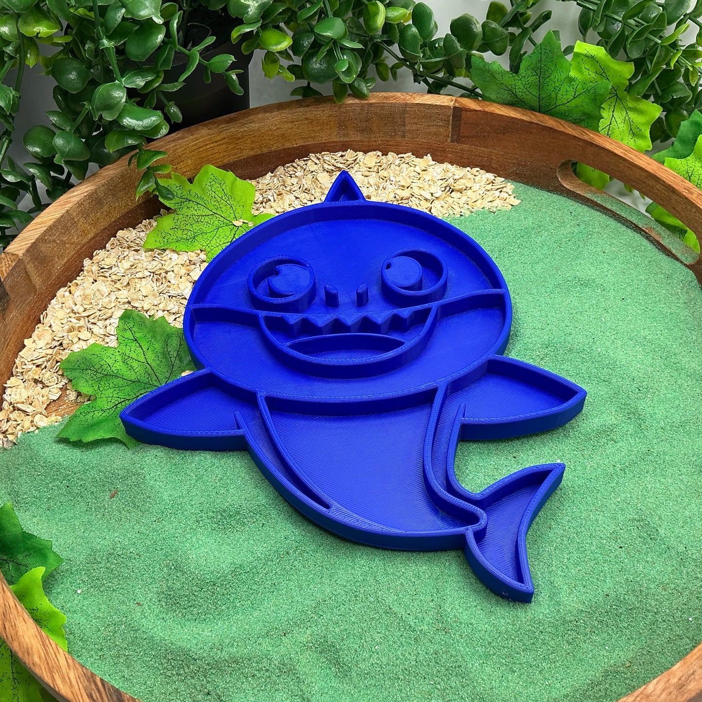 5-Piece Set Shark Tray's Baby Shark Family Large Sensory Filling Trays Montessor - View 6