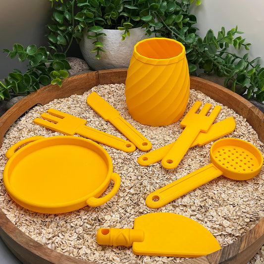 Kitchen role play utensils 8 piece set