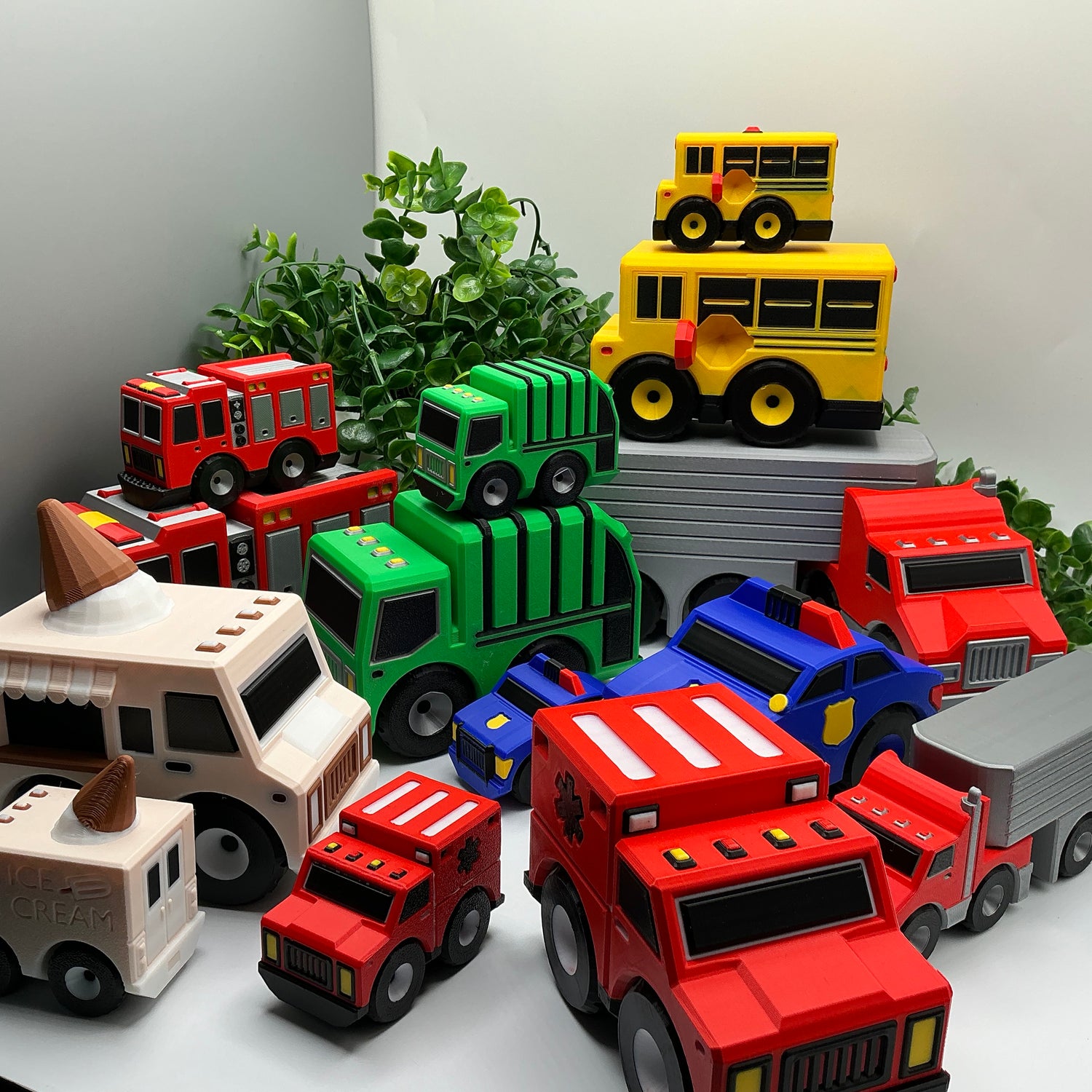 Multi-Coloured Vehicles Collection