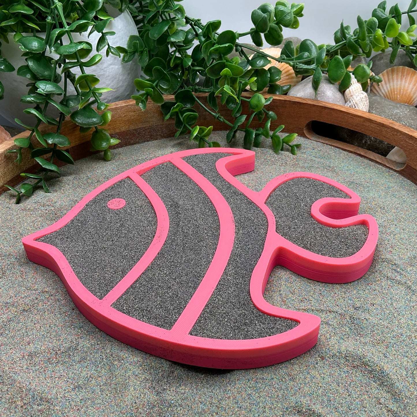 Large Fish Sensory Filling Tray - Eco-Friendly 3D Printed for Sand, Rice & Oats