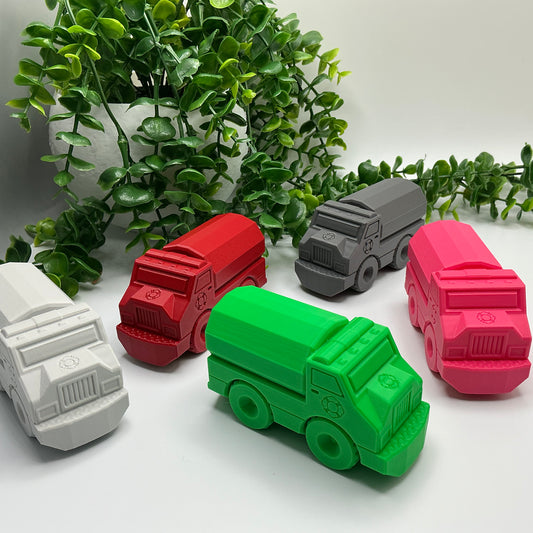 Fire Fuel Tanker Truck Firefighter Vehicle, & Durable - 3D printed eco-friendly toy by Sarah's 3D Prints