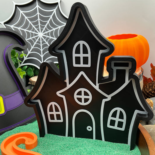 Halloween Witch & Broomstick Sensory Set - 5 Piece Fill Shapes & Trays for Story Play