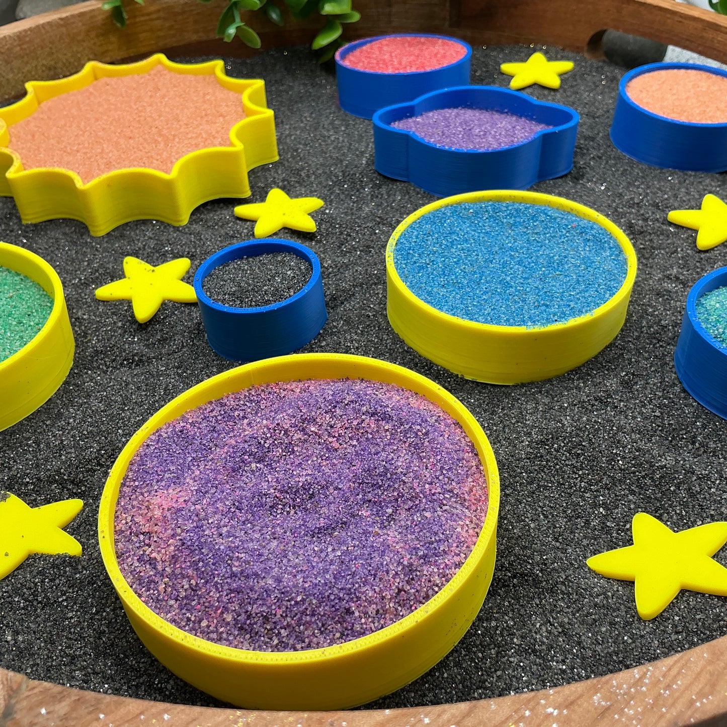 3D-printed sun and solar system sensory fill shape set - 9 piece with sun and 8 planets - view 9 of 14