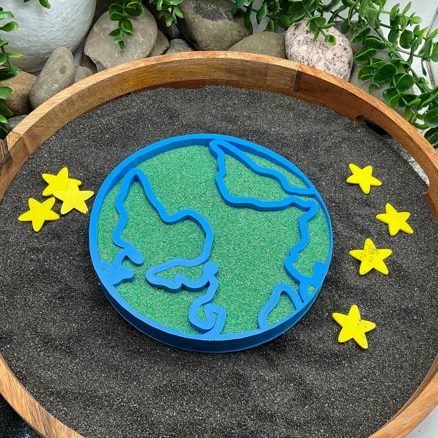 Large Earth Sensory Fill Tray (Space, Geography & Earth Day Tuff Tray Toy)