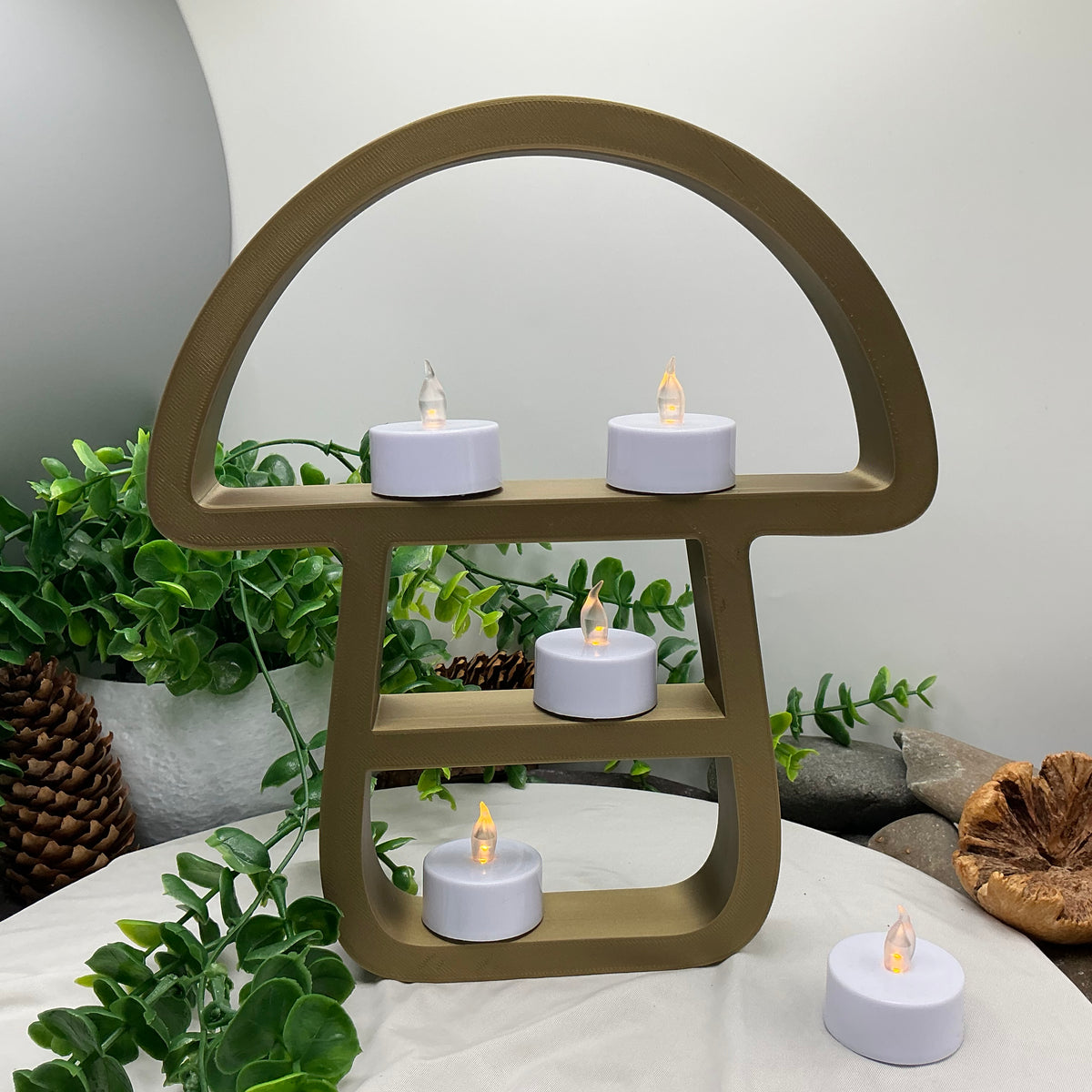 Autumn Mini Display shelves Mushroom, Hedgehog, Fox & Owl Autumn Decor
