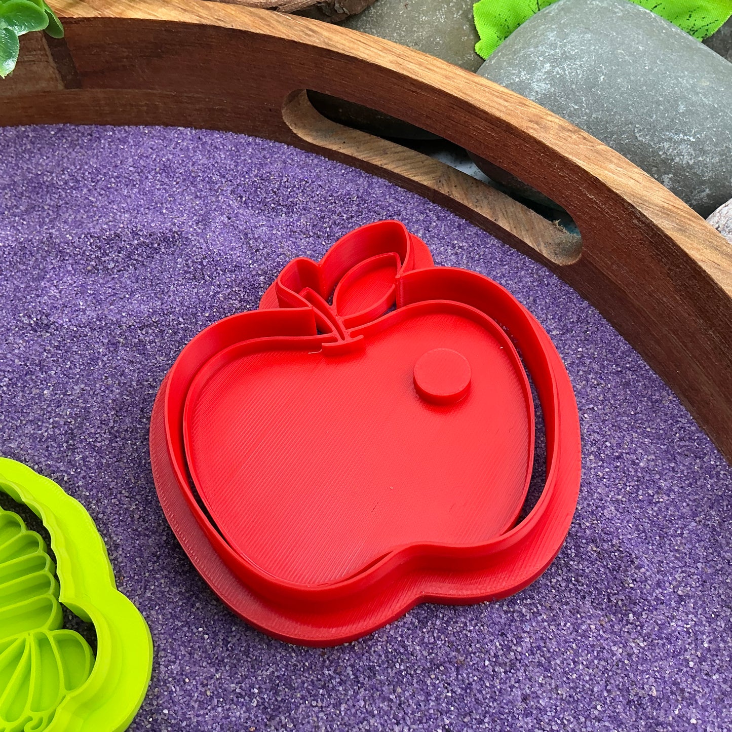3D-printed caterpillar and fruit cookie cutter set - 5 piece for Very Hungry Caterpillar play dough storytime - view 4 of 12