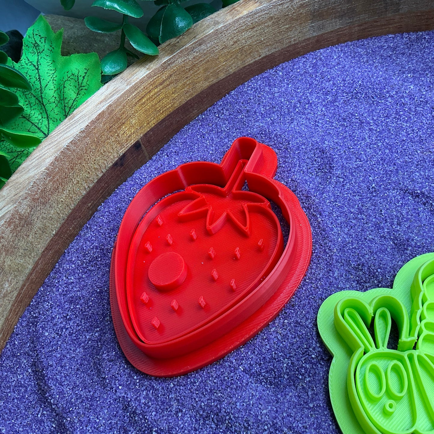 3D-printed caterpillar and fruit cookie cutter set - 5 piece for Very Hungry Caterpillar play dough storytime - view 3 of 12