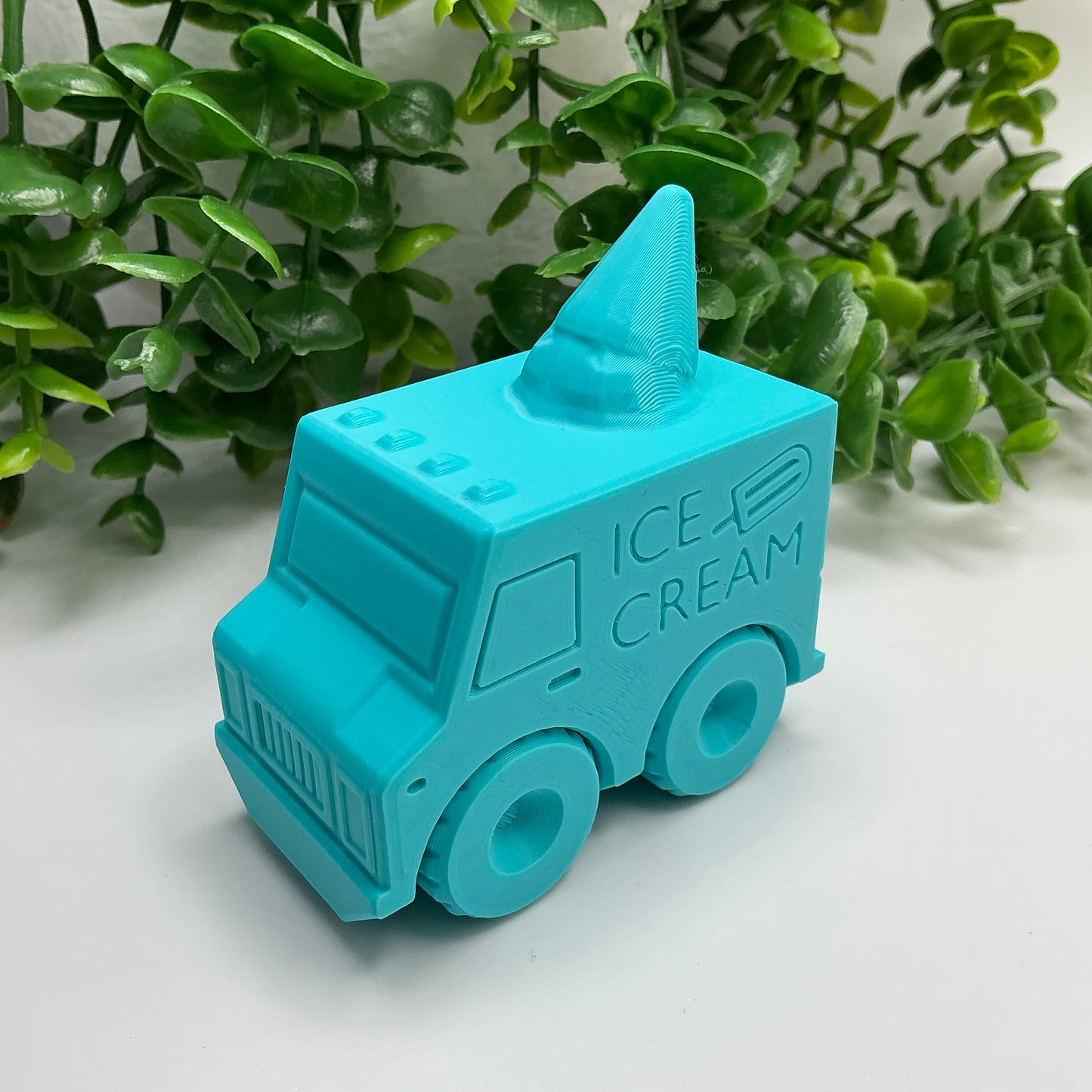Ice Cream Van Truck Pretend Play Food Truck Classic Summer Vehicle Durable Su... - side view