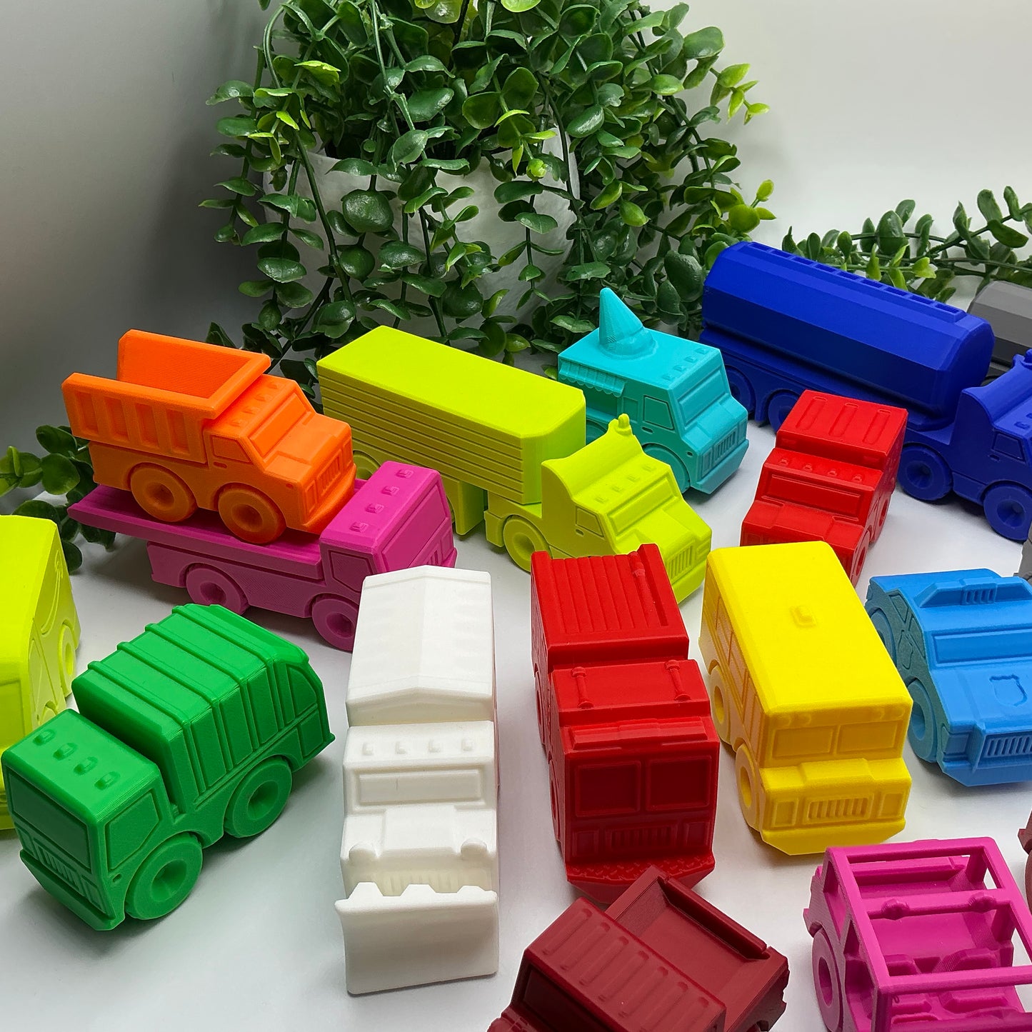 3D Printed Vehicles Cars & Trucks Transport Vehicles - 3D printed eco-friendly toy by Sarah's 3D Prints