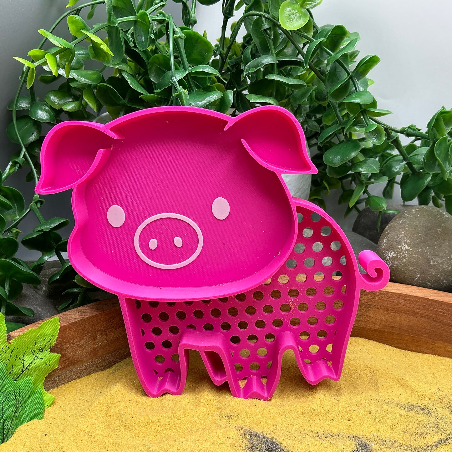 Farm Animal Sieves - 3 Piece Set for Sand & Water Play (Cow, Sheep & Pig)