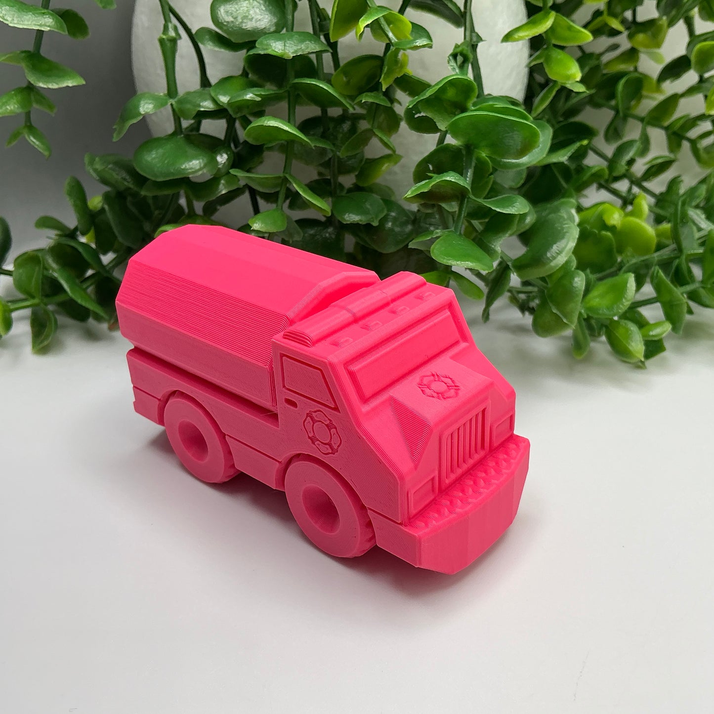 Fire Fuel Tanker Truck Firefighter Vehicle, & Durable - showing texture