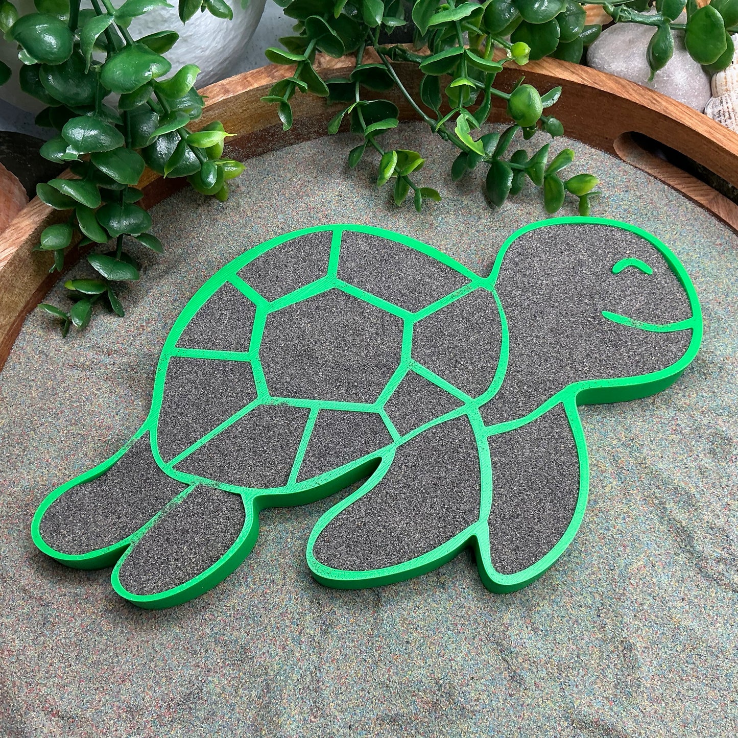 Large Turtle Sensory Filling Tray - Eco-Friendly 3D Printed for Sand, Rice & Oats