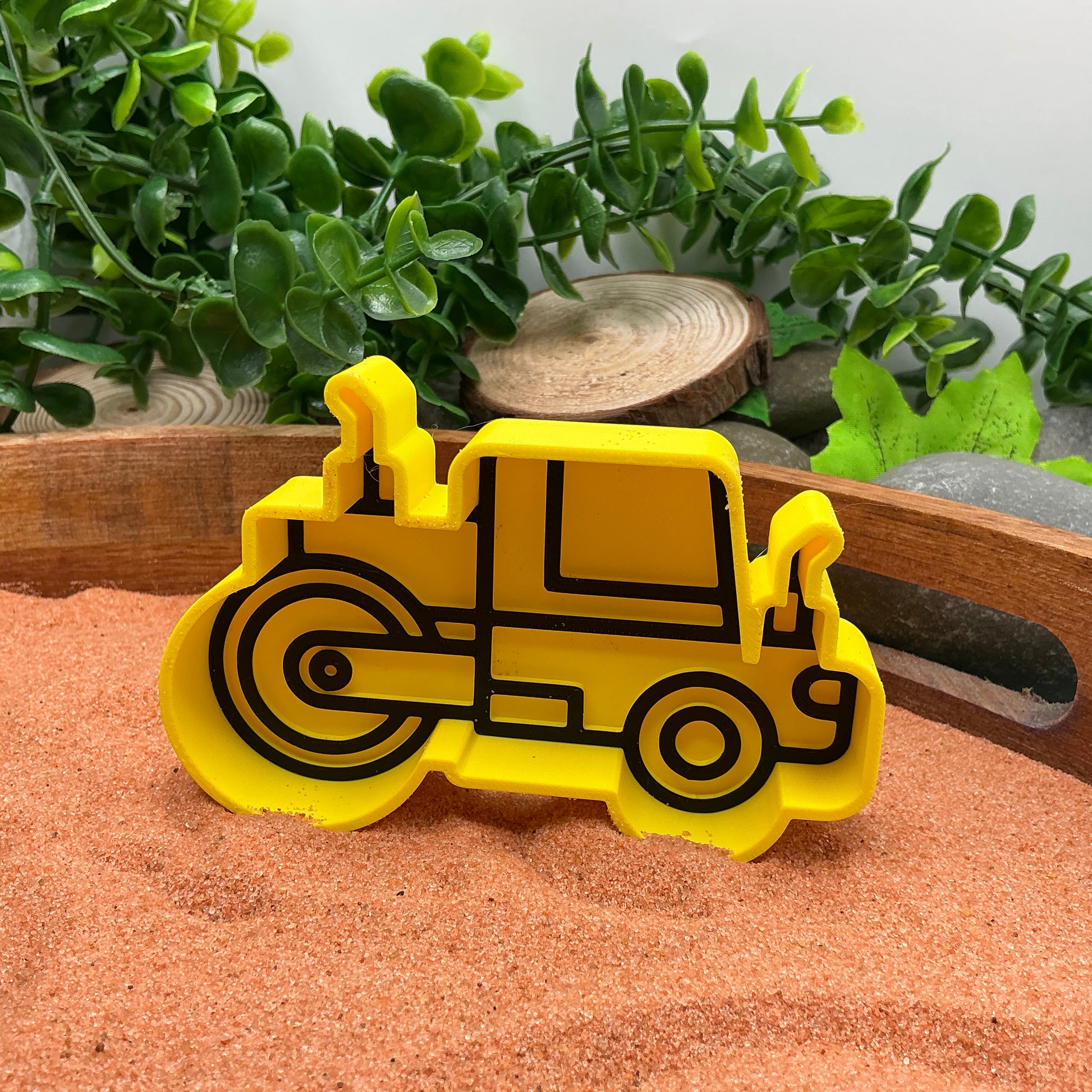 3D-printed construction vehicles sensory fill shape set - 4 piece colour set B for tuff trays and sandpits - view 5 of 14
