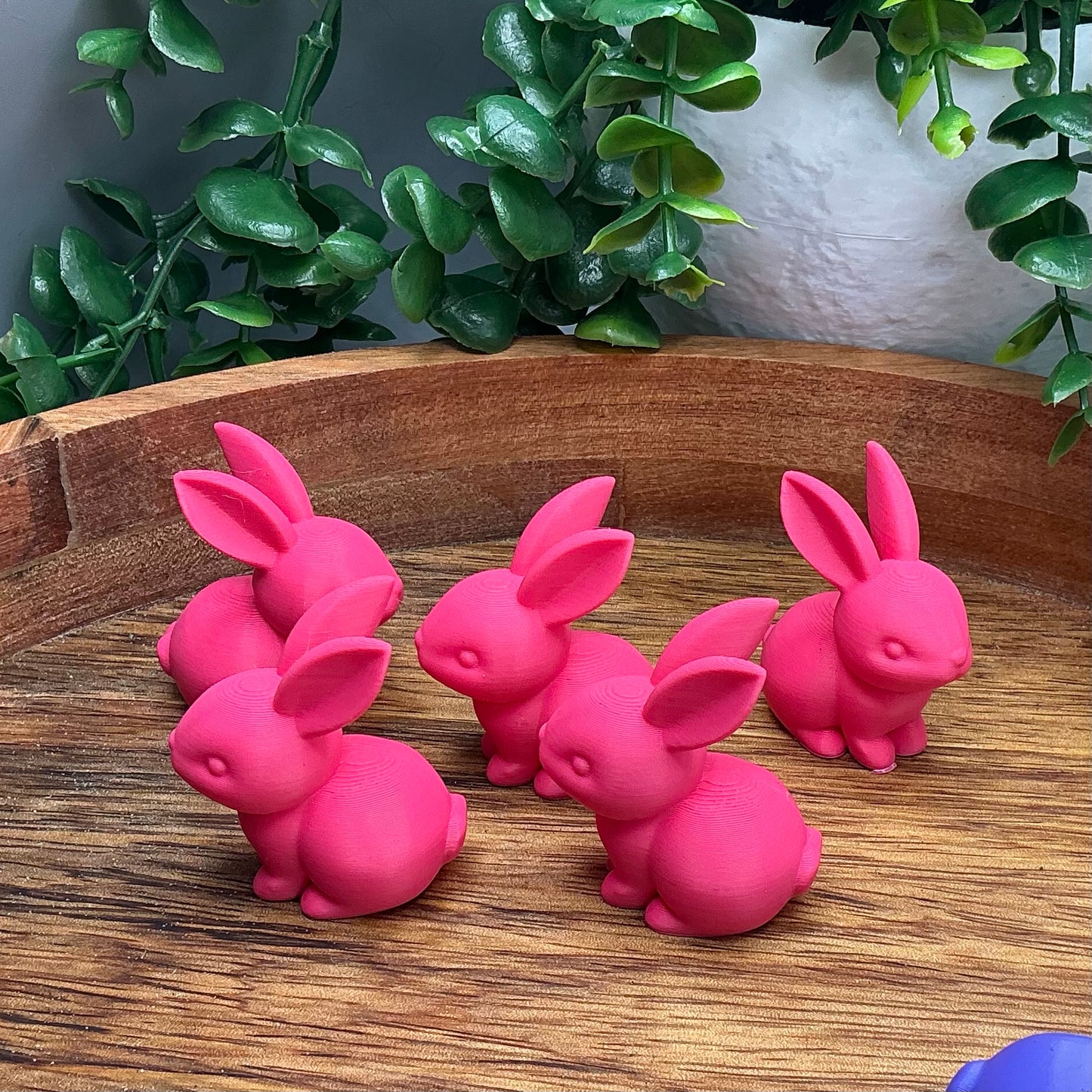 Colourful Bunny Math Counters 3D Printed Learning Rabbits Early Math Skills,Sort - Close Up