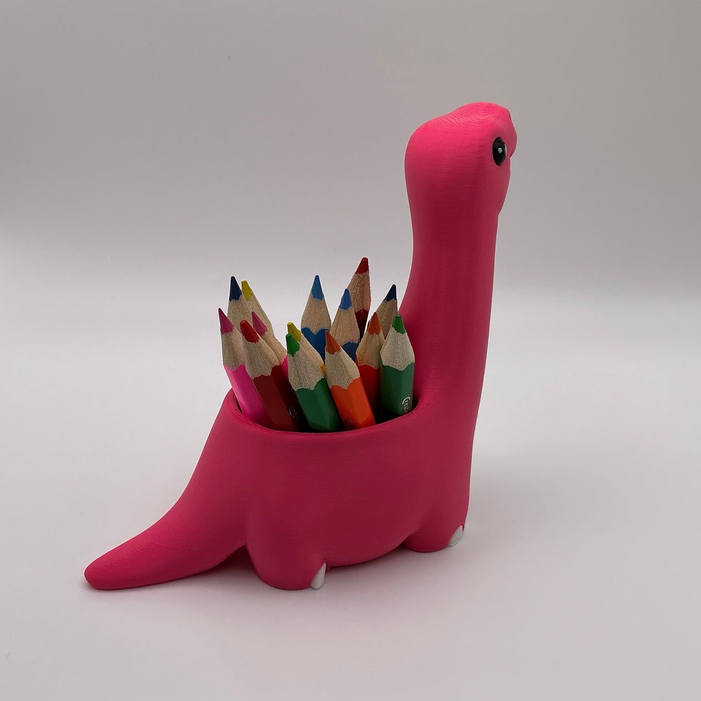 Dinosaur Pencil Holder for Kids T-Rex Desk Organizer Cute Dino Room Décor Bac... - side view