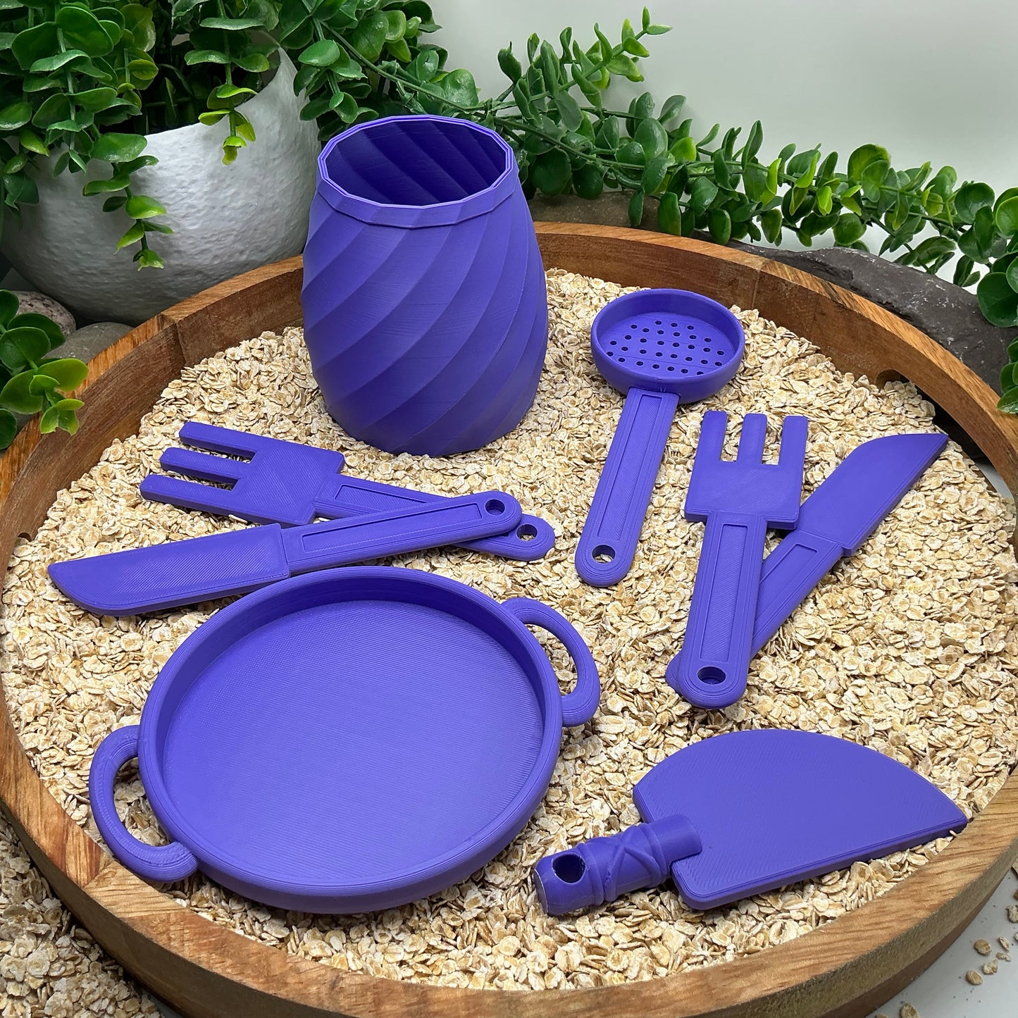 Kitchen role play utensils 8 piece set