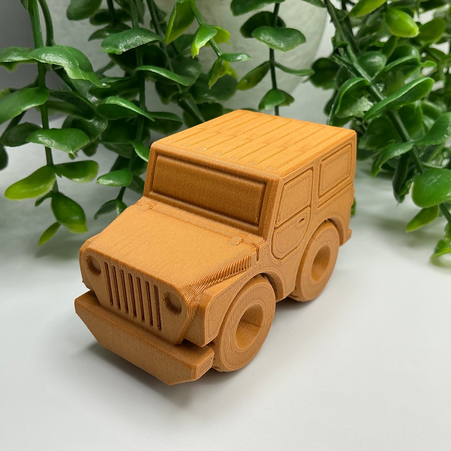 Wood Effect Transport Vehicles Cars & Trucks - close-up detail