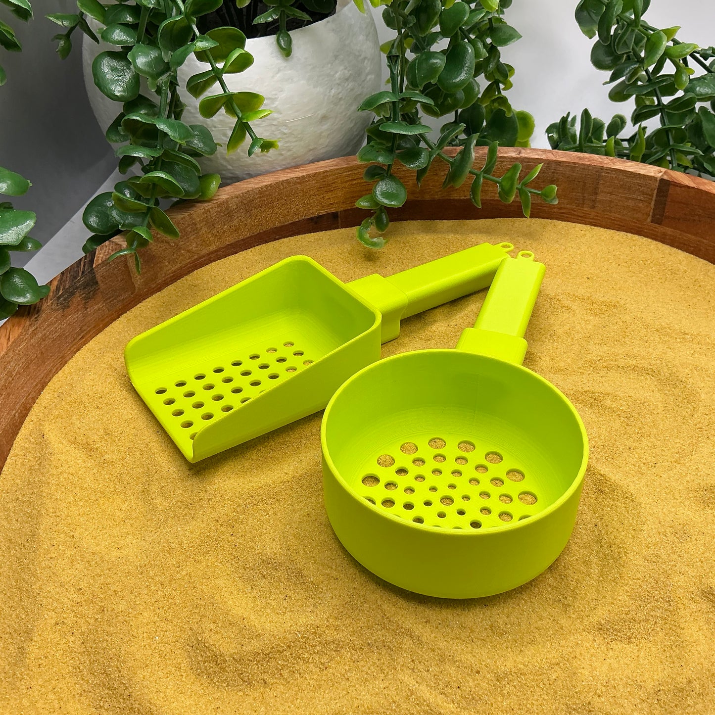 Sand & Water Sieve Set (2 Piece) Sieve Set for Sand Tray & Water Trays - colour option