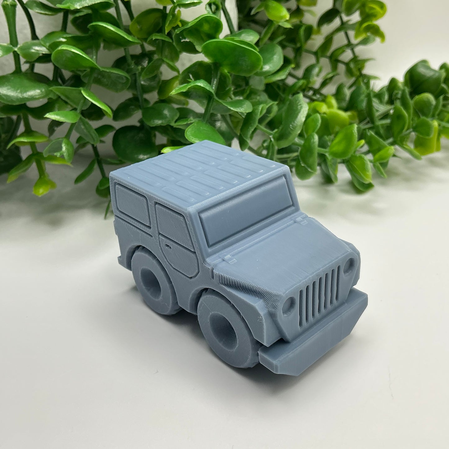 Hard Top Jeep Car Transport Vehicle - showing texture
