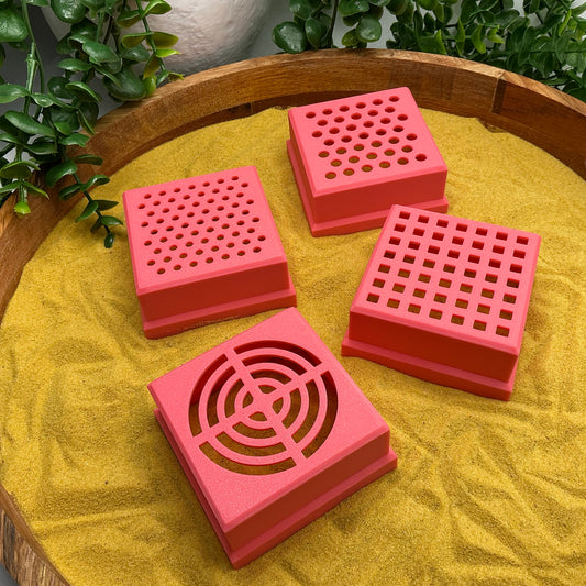 Sand & Water Sieve Set (4 Piece) Stacking Trays - alternative view