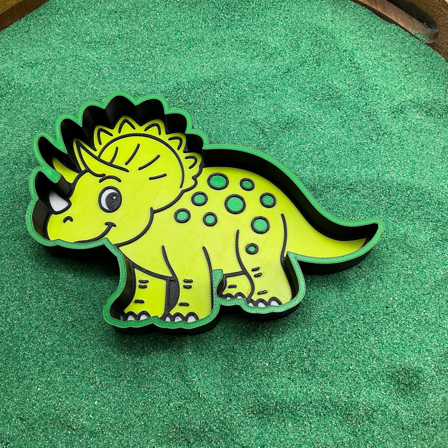 3D-printed dinosaur sensory play fill shape set - 6 piece with T-Rex, Triceratops, Stegosaurus, Spinosaurus, Pterodactyl, Brachiosaurus - view 11 of 16