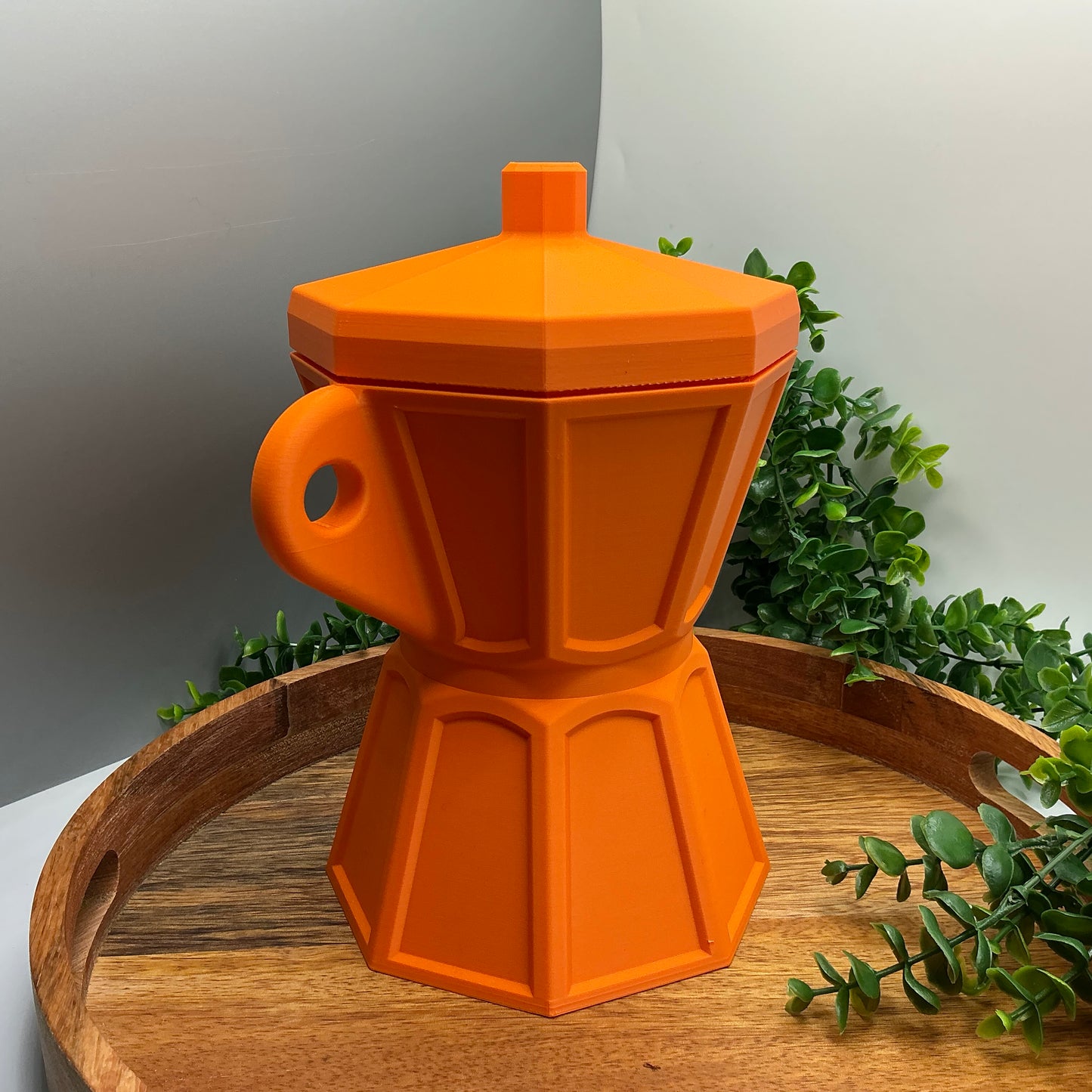 Large Coffee Maker Pot - in use