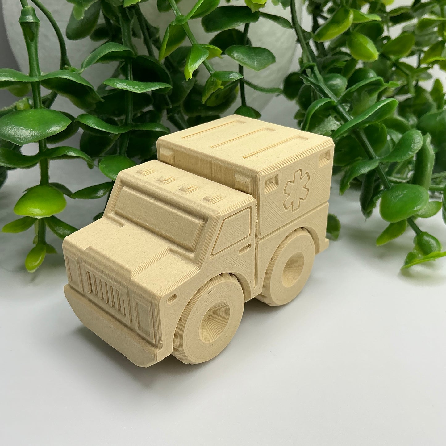 Wood Effect Transport Vehicles Cars & Trucks - side view