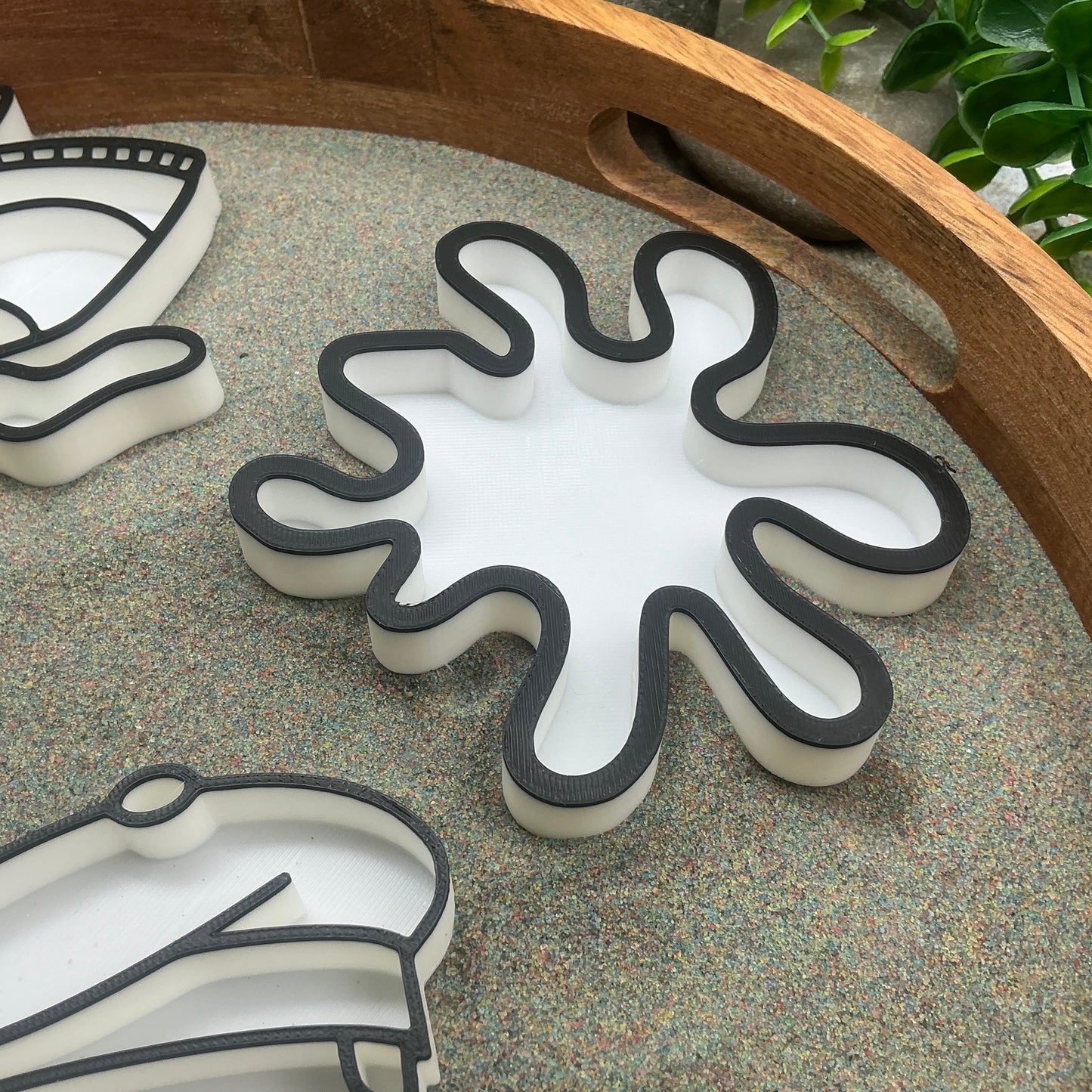 3D-printed play artist sensory filling tray, 4-piece art-themed set for sand and rice tuff trays - view 3 of 15