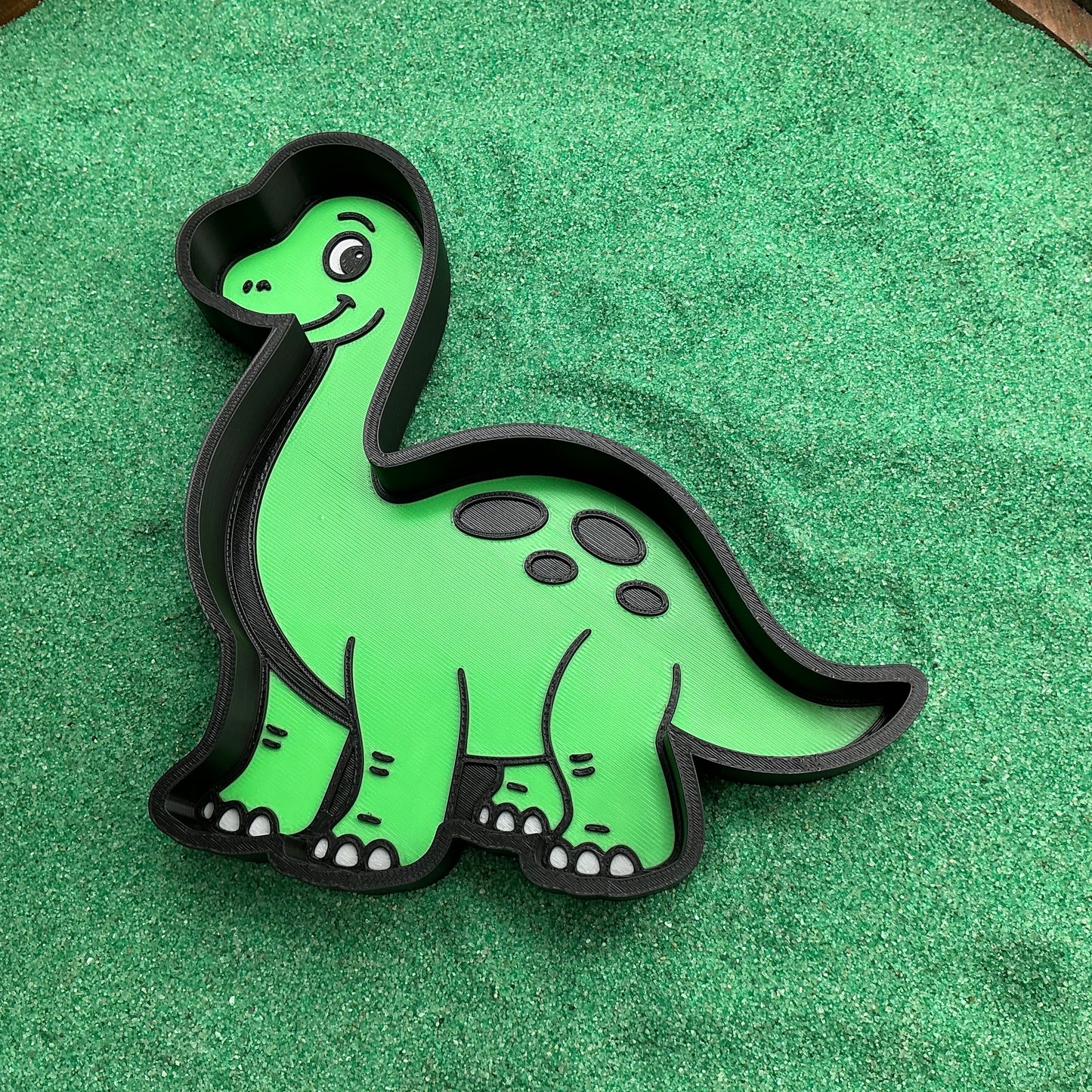 3D-printed dinosaur sensory play fill shape set - 6 piece with T-Rex, Triceratops, Stegosaurus, Spinosaurus, Pterodactyl, Brachiosaurus - view 9 of 16