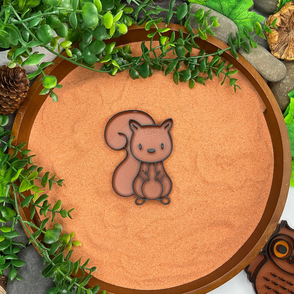 Autumn Animals Sensory Filling Trays - 4 Piece Set (Fox, Hedgehog, Squirrel & Owl)