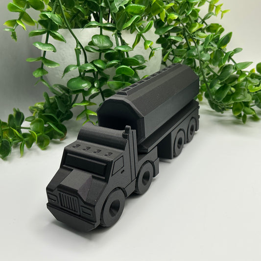 Large Tanker Fuel Truck Vehicle Fuel Transporter, & Durable - alternative view