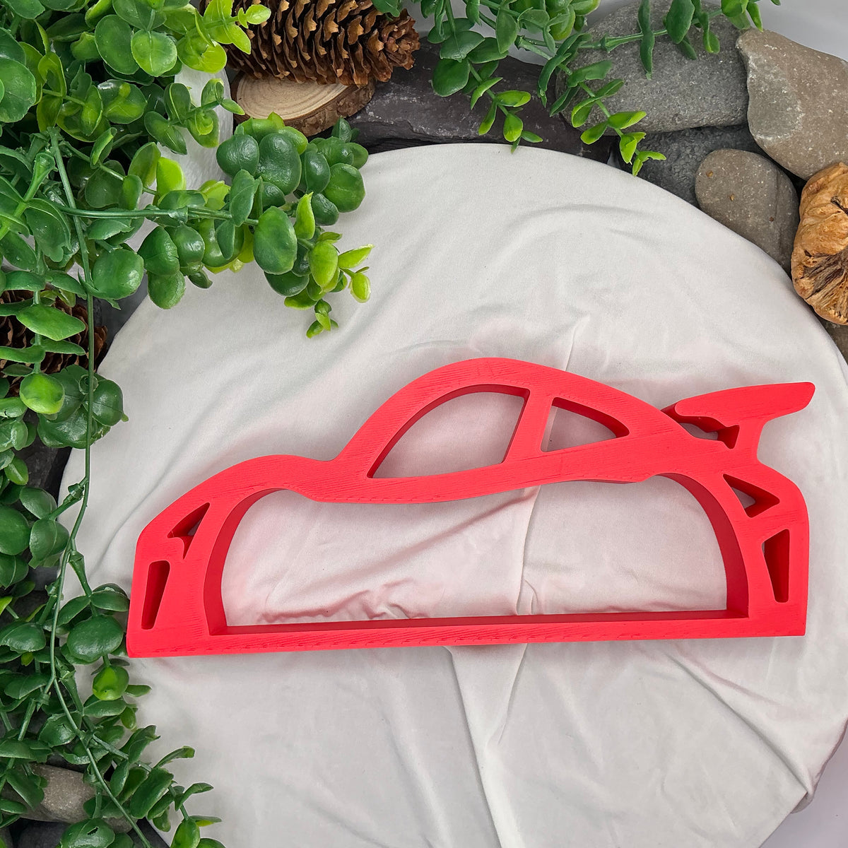 Sports car mini shelf displays Table top two piece set