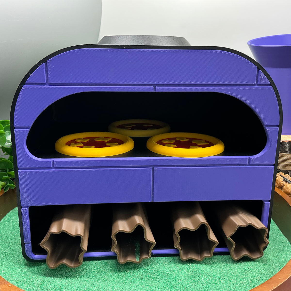 Large Pizza Oven Stove Set Kitchen Food Role Play Set Eco-Friendly 3D Printed