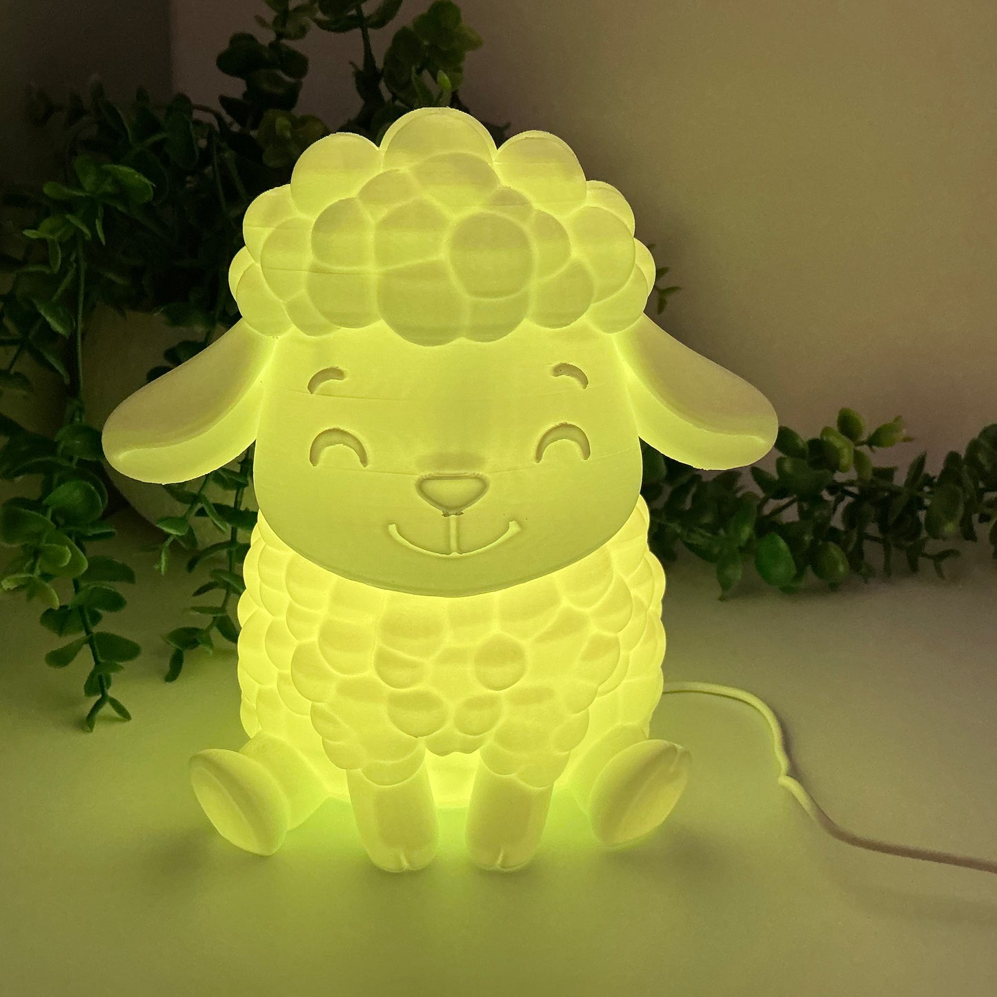 3D Printed Sheep Night Light Cute Lamb Nursery Lamp for Children's Bedroom Whims - View 6