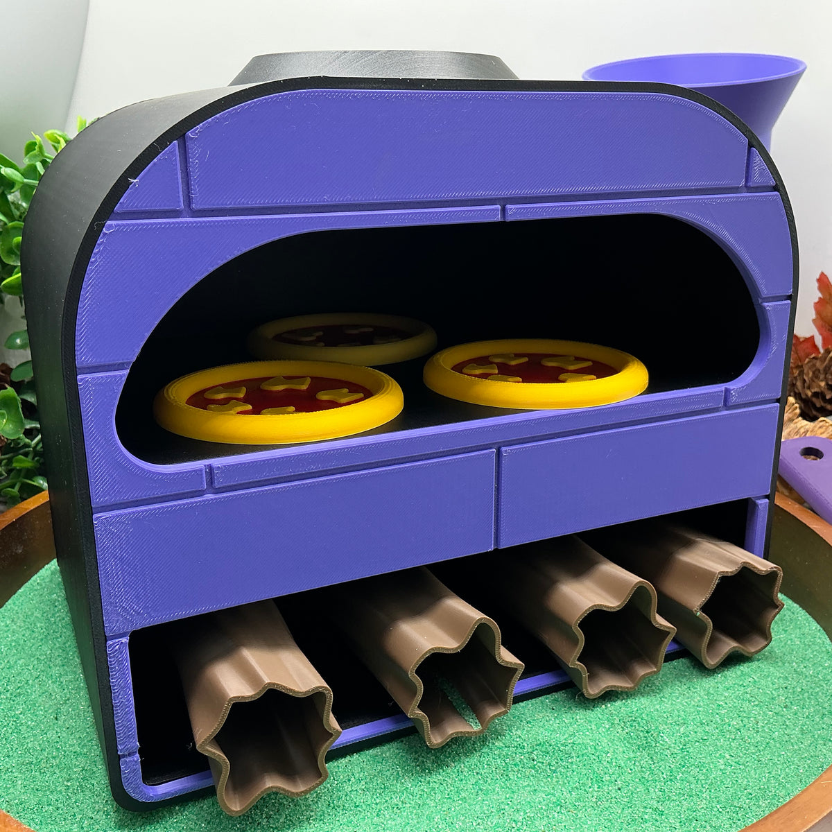 Large Pizza Oven Stove Set Kitchen Food Role Play Set Eco-Friendly 3D Printed