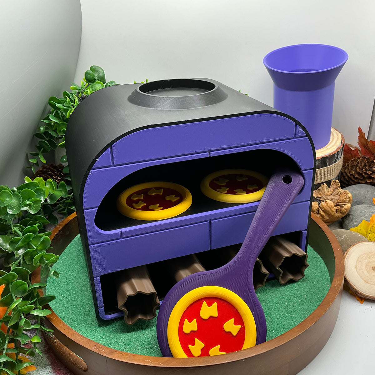 Large Pizza Oven Stove Set Kitchen Food Role Play Set Eco-Friendly 3D Printed