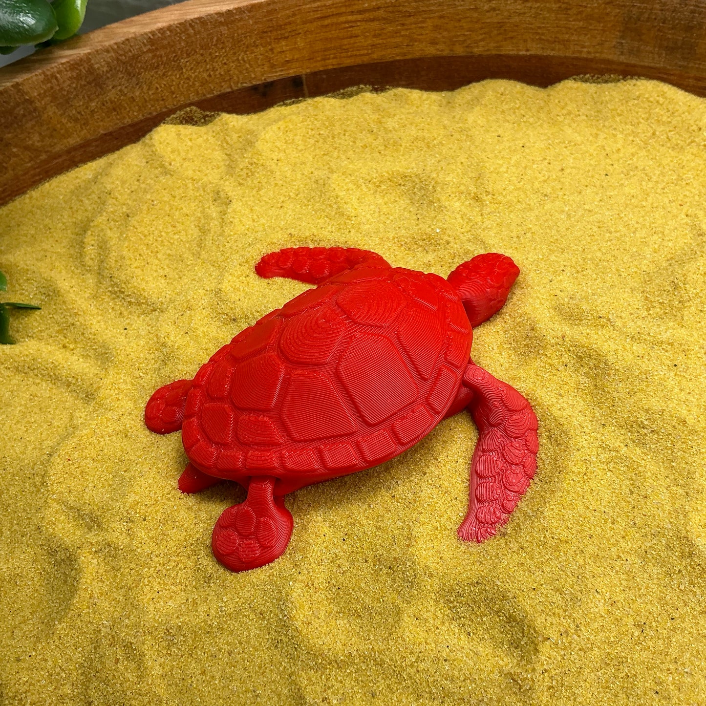 Articulated Sea Turtle Flexi Sensory Water,Sand & Bath Toy - close-up detail