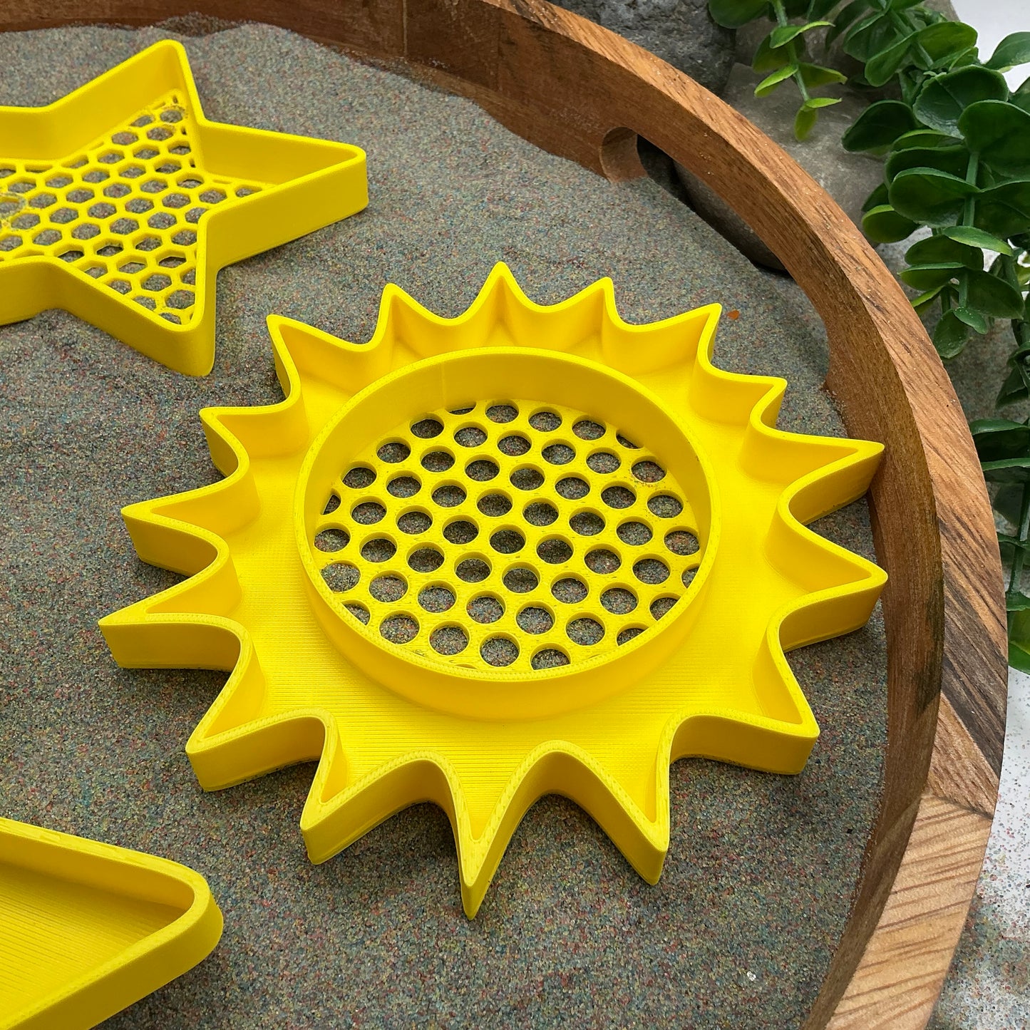 Sun, Moon & Stars Sensory Filling Tray & Sieve - 4 Piece Set