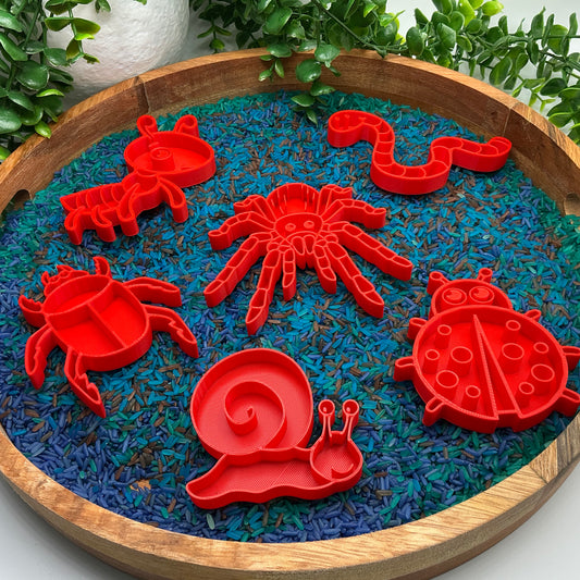 Spring Garden Insect Sensory Trays 6 Piece Set - alternative view