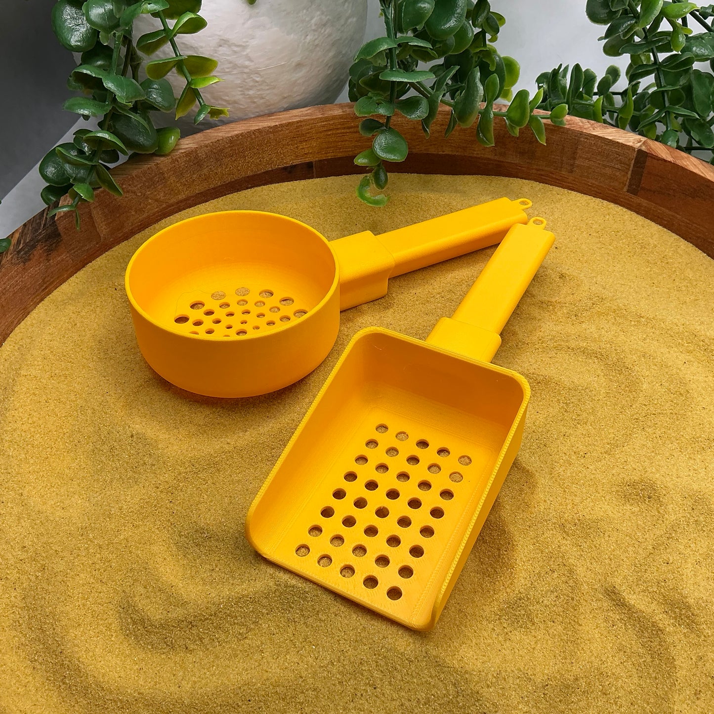 Sand & Water Sieve Set (2 Piece) Sieve Set for Sand Tray & Water Trays - packaging view