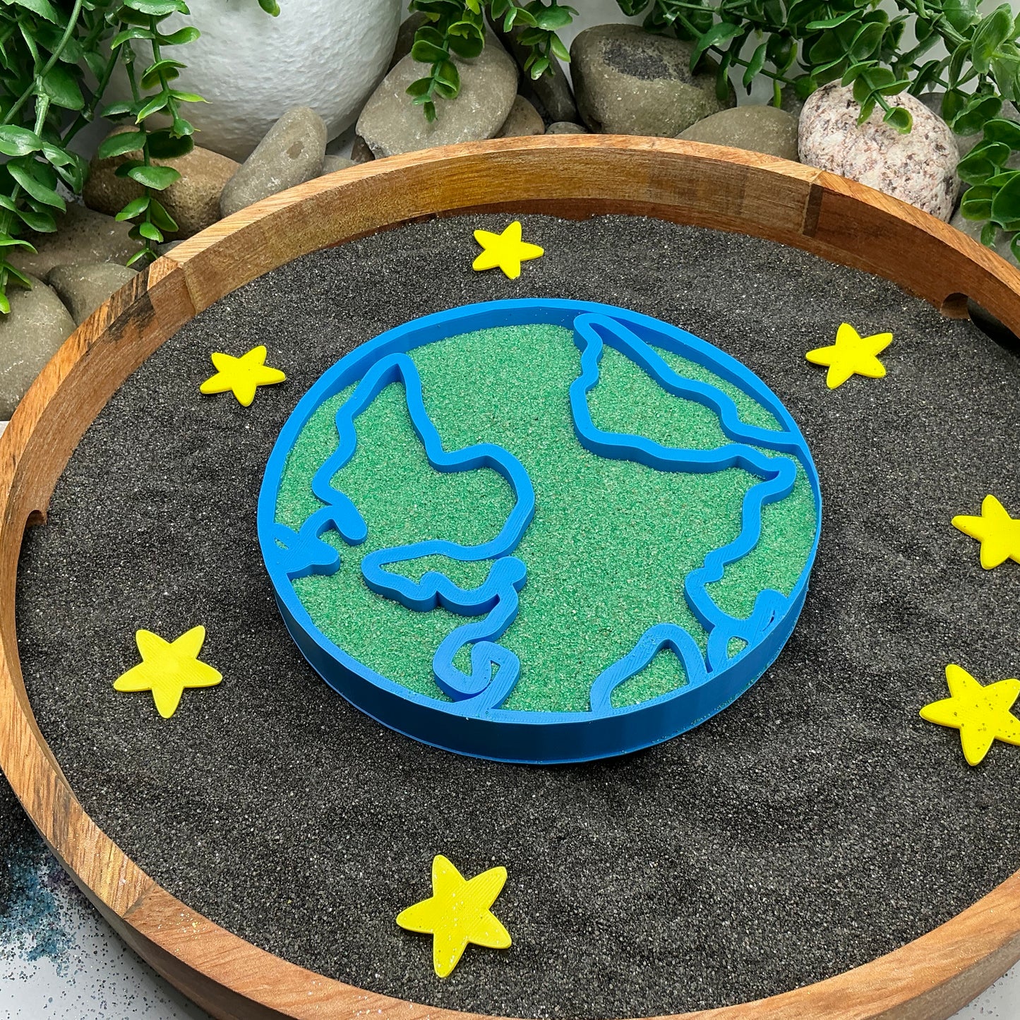 Large Earth Sensory Fill Tray (Space, Geography & Earth Day Tuff Tray Toy)