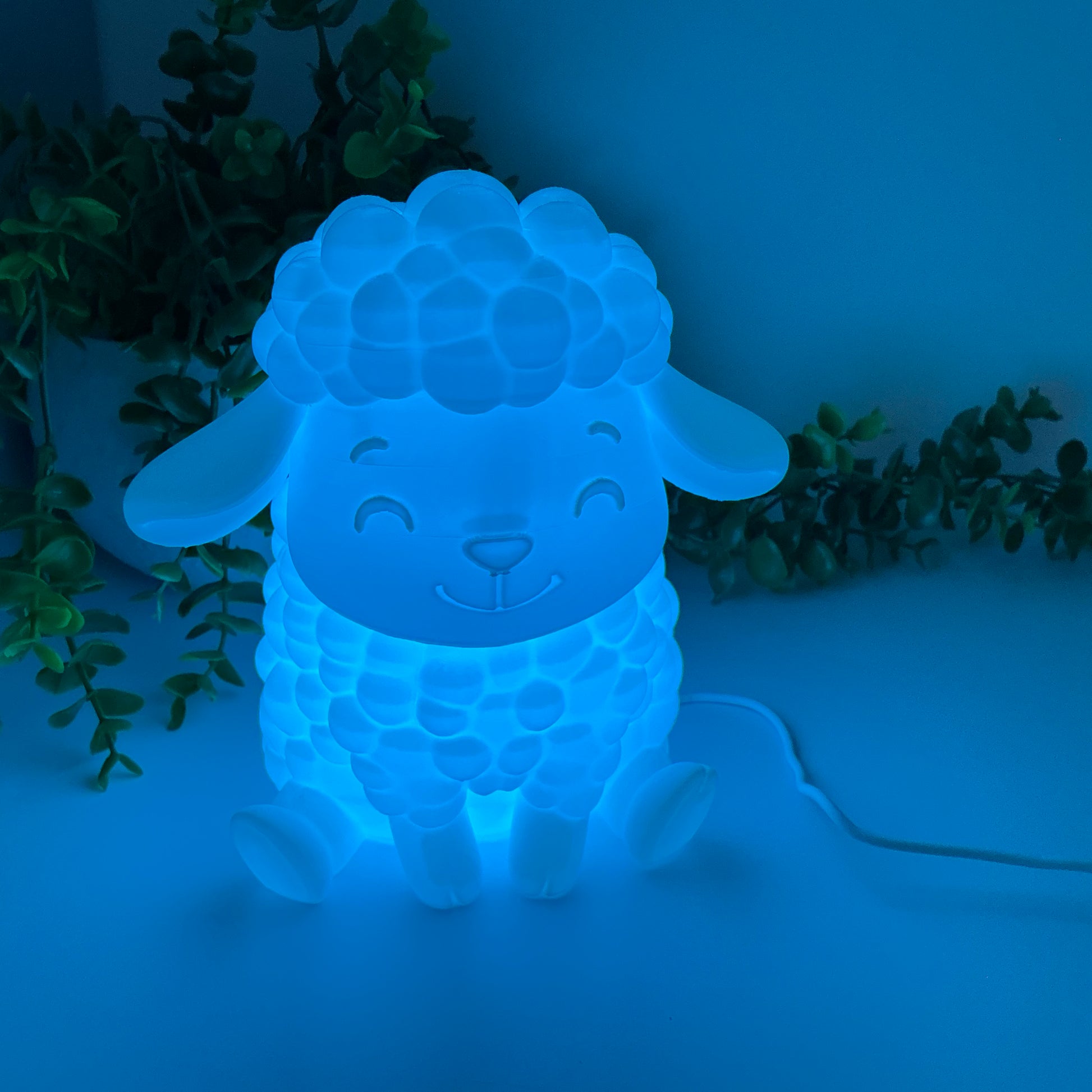 3D Printed Sheep Night Light Cute Lamb Nursery Lamp for Children's Bedroom Whims - View 10