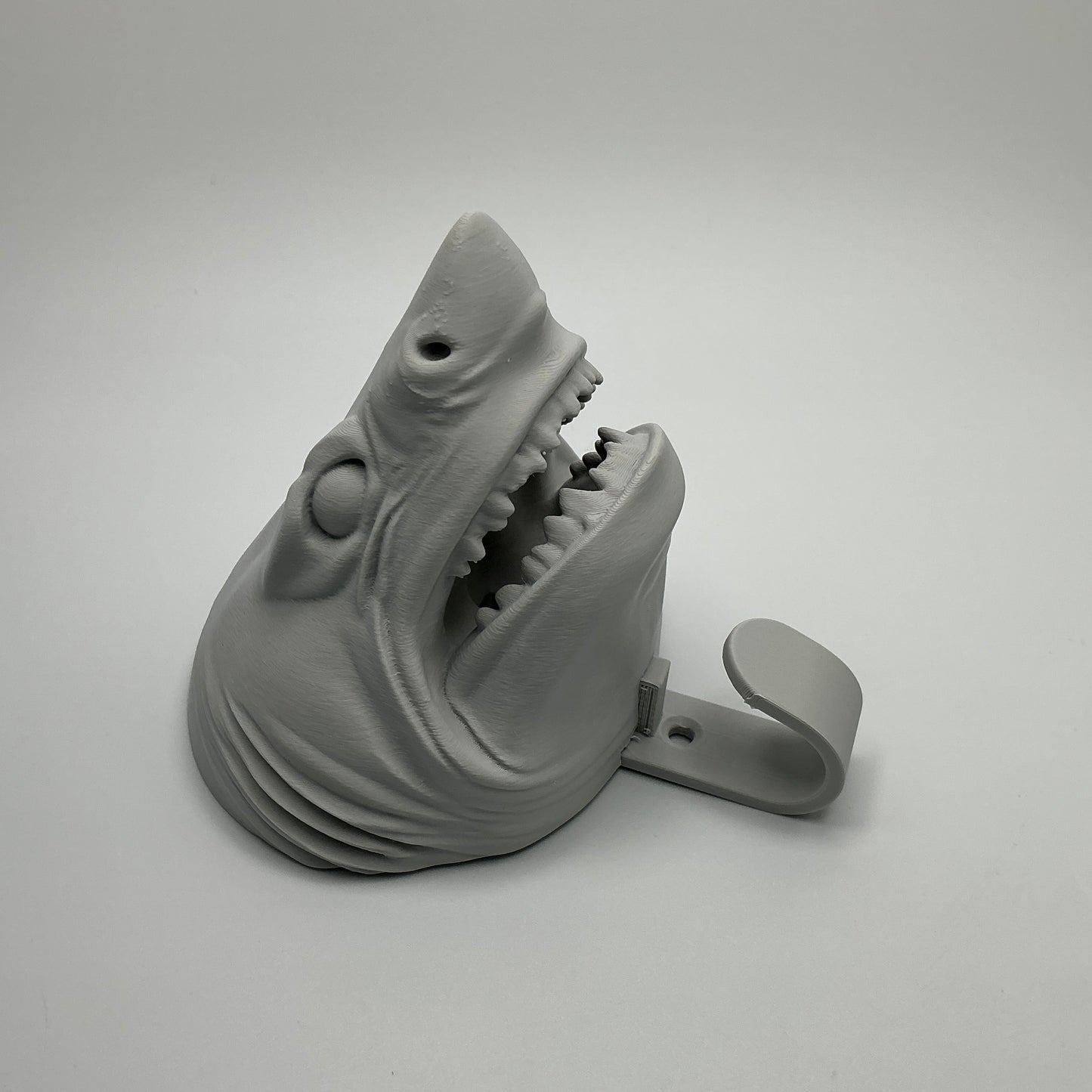 Shark Head Wall Hook 3D Printed Coat Hanger Ocean D�cor Kids Towel Holder for Ba - View 5